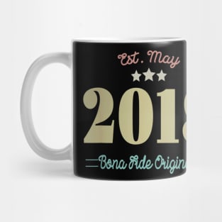 Born In May 2018 2nd Birthday Gift 2 Year Old Mug